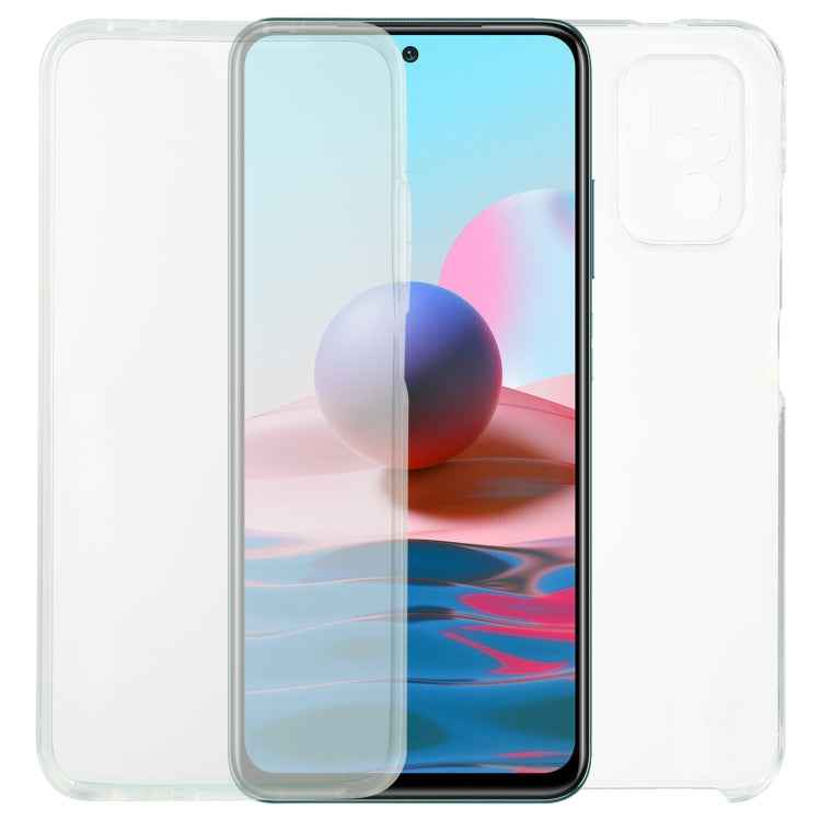 For Xiaomi Redmi Note 10 PC+TPU Ultra-Thin Double-Sided All-Inclusive Transparent Case