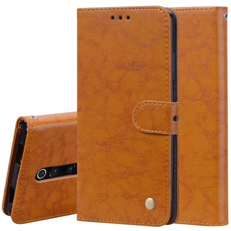 Business Style Oil Wax Texture Horizontal Flip Leather Case for Xiaomi Redmi K20 / K20 Pro, with Holder & Card Slots & Wallet