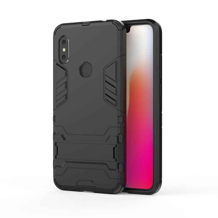 Shockproof PC + TPU Case for Xiaomi Redmi Note 6, with Holder