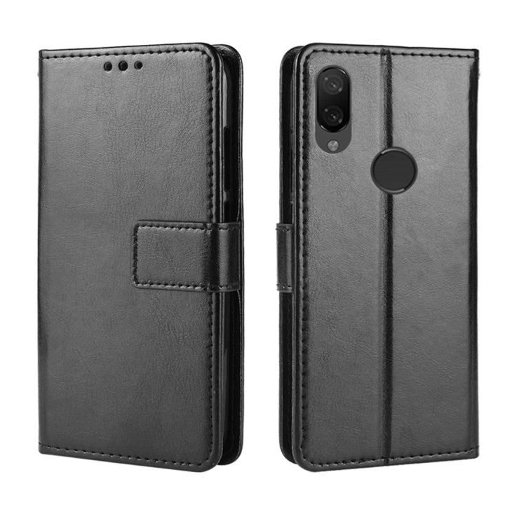 Crazy Horse Texture Horizontal Flip Leather Case for Xiaomi Redmi Note 7, with Holder & Card Slots & Wallet & Lanyard, For Redmi Note 7, Xiaomi Redmi Note 7, For Xiaomi Redmi Note 7 (Lanyard)