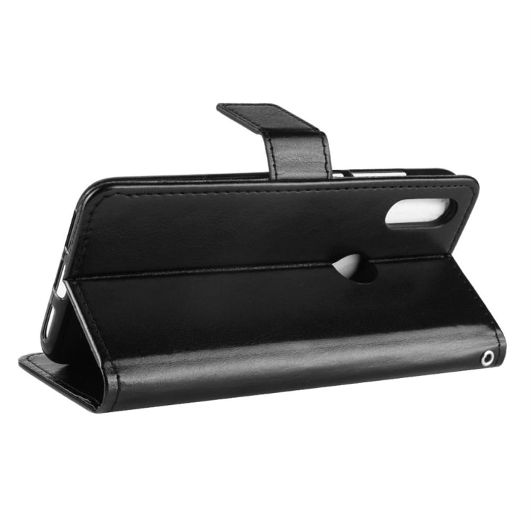 Crazy Horse Texture Horizontal Flip Leather Case for Xiaomi Redmi Note 7, with Holder & Card Slots & Wallet & Lanyard, For Redmi Note 7, Xiaomi Redmi Note 7, For Xiaomi Redmi Note 7 (Lanyard)