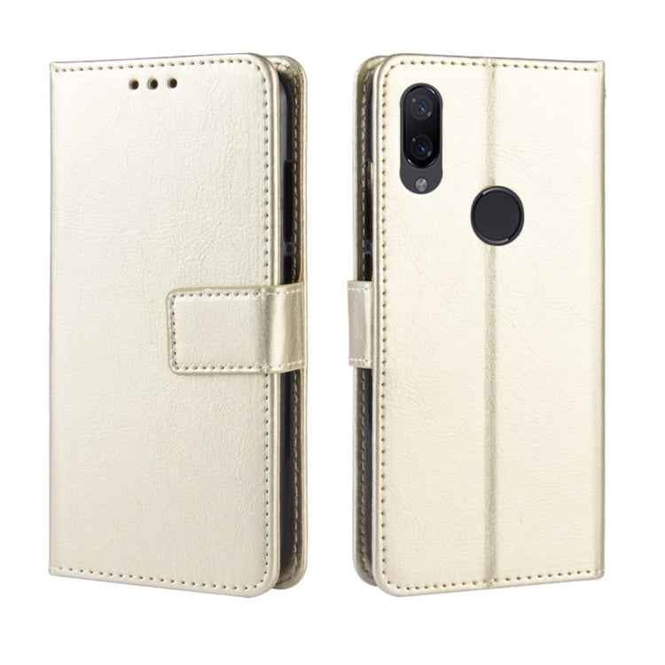 Crazy Horse Texture Horizontal Flip Leather Case for Xiaomi Redmi Note 7, with Holder & Card Slots & Wallet & Lanyard