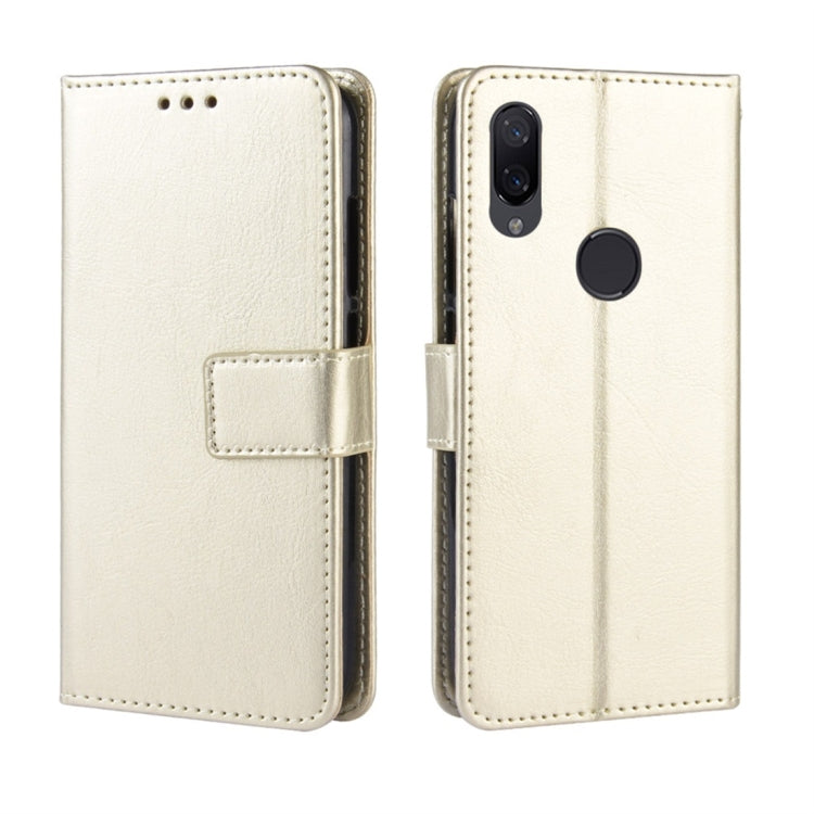 Crazy Horse Texture Horizontal Flip Leather Case for Xiaomi Redmi Note 7, with Holder & Card Slots & Wallet & Lanyard, For Redmi Note 7, Xiaomi Redmi Note 7, For Xiaomi Redmi Note 7 (Lanyard)
