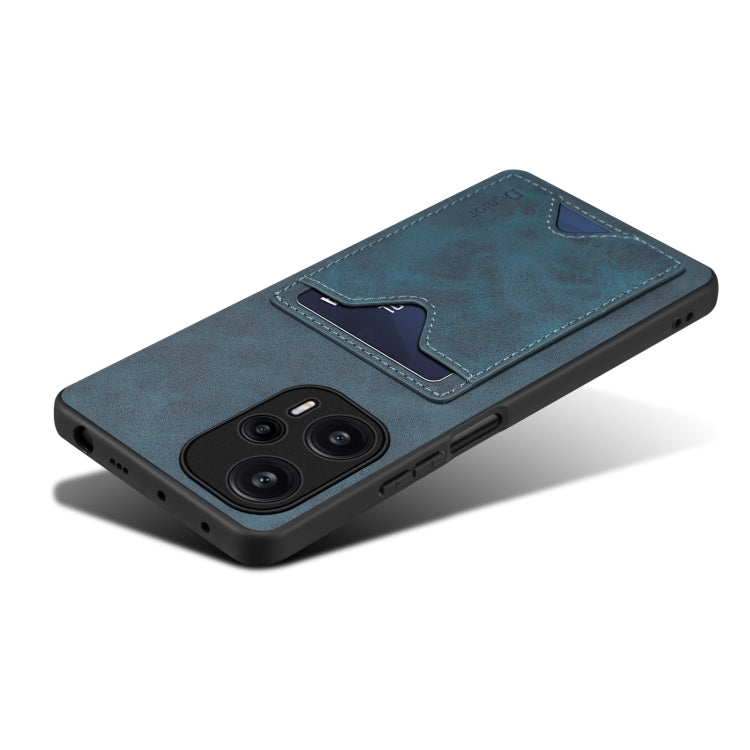 Denior PU Back Cover Card Slot Holder Phone Case For Xiaomi Redmi Note 12 Turbo / Poco F5, For Xiaomi Redmi Note 12 Turbo / Poco F5