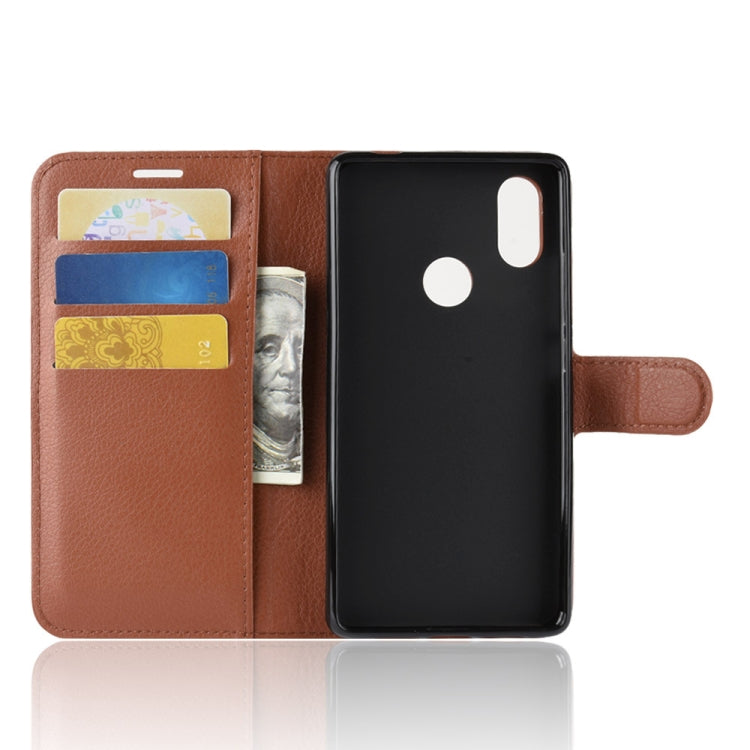 Litchi Texture Horizontal Flip Leather Case for Xiaomi Mi 8 SE, with Wallet & Holder & Card Slots, For Mi 8 SE