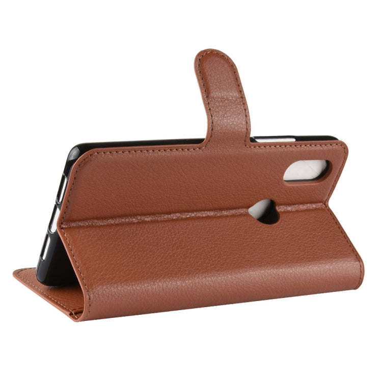 Litchi Texture Horizontal Flip Leather Case for Xiaomi Mi 8 SE, with Wallet & Holder & Card Slots, For Mi 8 SE