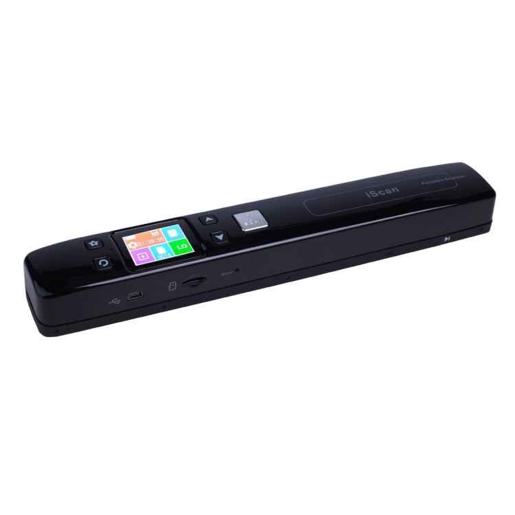 iScan02 Double Roller Mobile Document Portable Handheld Scanner with LED Display, Support 1050DPI / 600DPI / 300DPI / PDF / JPG / TF