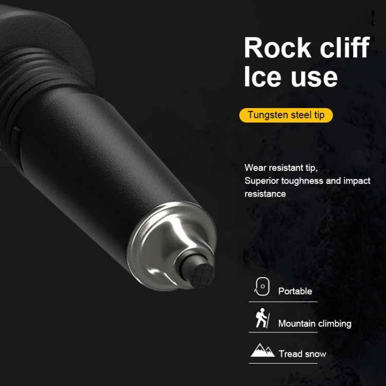 132cm Telescopic Outdoor Three-section Trekking Pole