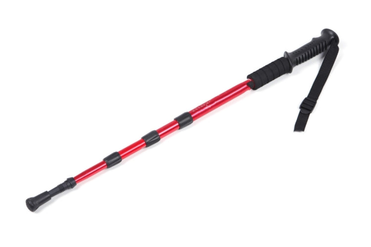 105cm Mountaineering Four Straight Shank Cane, Red#105cm