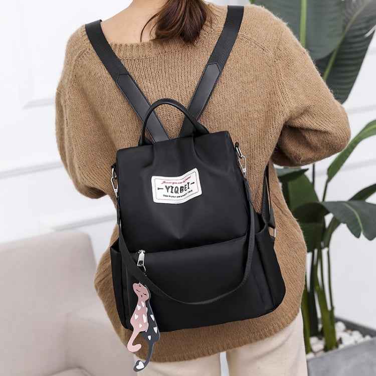 Multi-function Anti-theft Backpack Crossbody Casual Tote Bag with Accessories Pendant