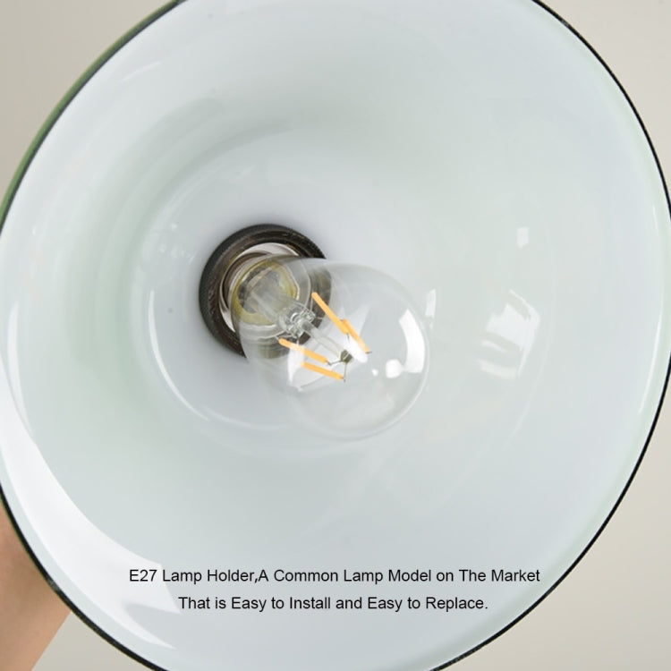 LED Industrial Edison Vintage Style Hanging lamp Green Emerald Glass Pendant Light with E27 Bulb