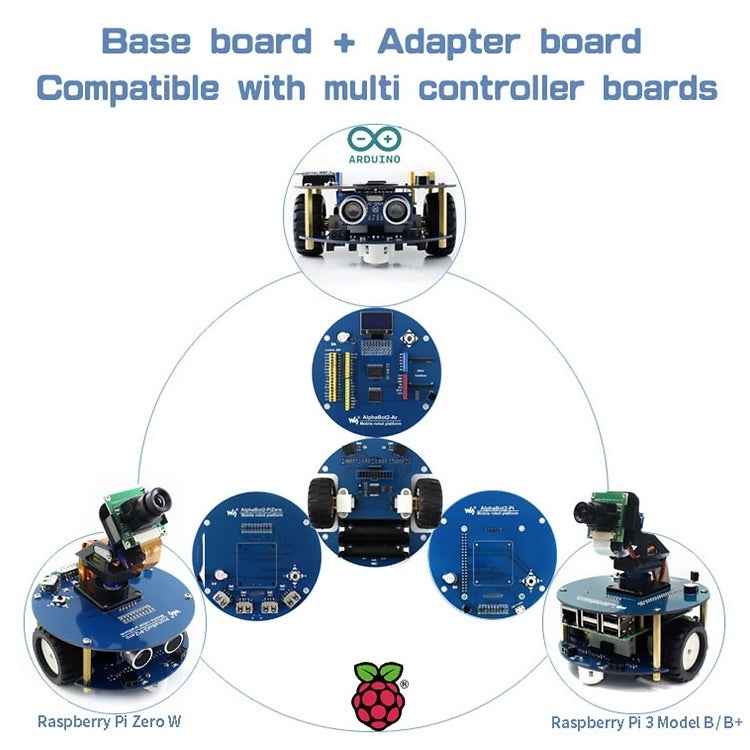 Waveshare AlphaBot2 Robot Building Kit for Arduino (no Arduino Controller)