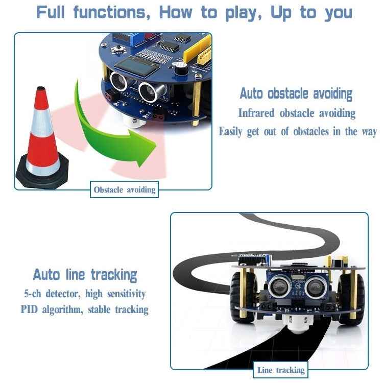 Waveshare AlphaBot2 Robot Building Kit for Arduino (no Arduino Controller)