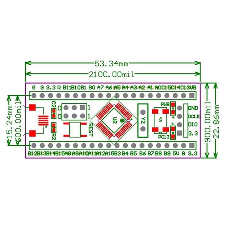 LDTR-WG0158 STM32F103C8T6 STM32 Development Board