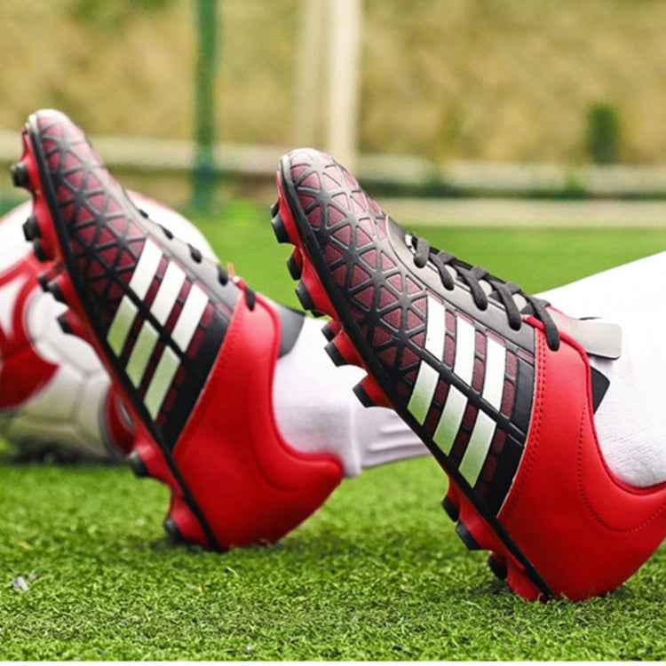 Comfortable and Lightweight PU Soccer Shoes for Children & Adult, 31, 32, 33, 34, 35, 36, 37, 38, 39, 40, 41, 42, 43