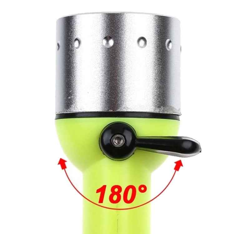 Waterproof Underwater Diving LED Flashlight Adjustable Torch Diving Work Fishing Hunting Lamp