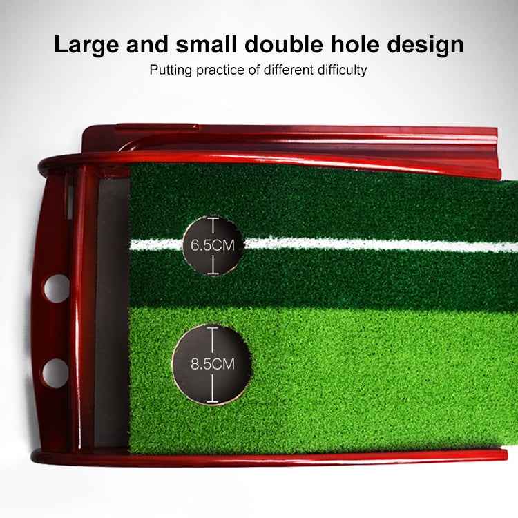 PGM 3m Golf Solid Wood Putter Trainer Practice Set Training Mat, 3m