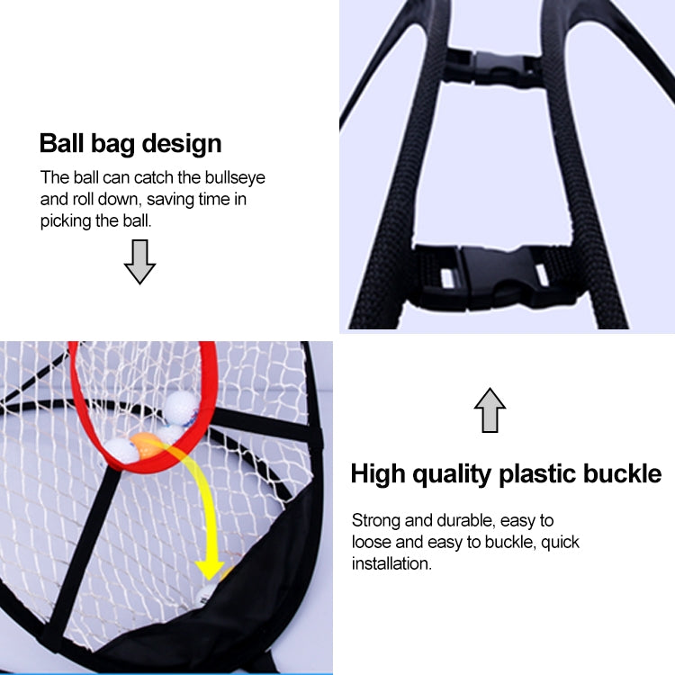 PGM Golf Cutting Rod Folding Practice Net, Peripheral Size: 54x65cm, LXW005