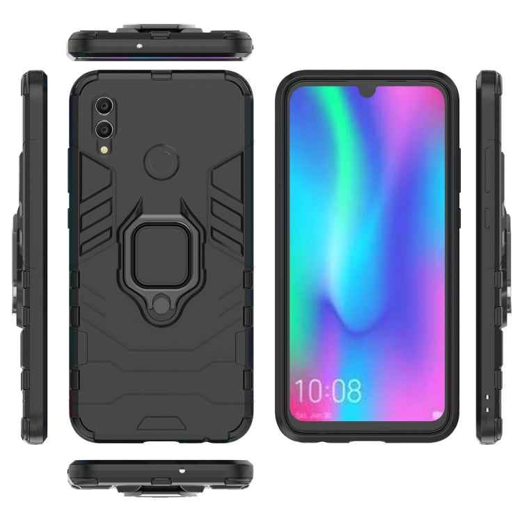 PC + TPU Shockproof Protective Case with Magnetic Ring Holder for Huawei Honor 10 Lite