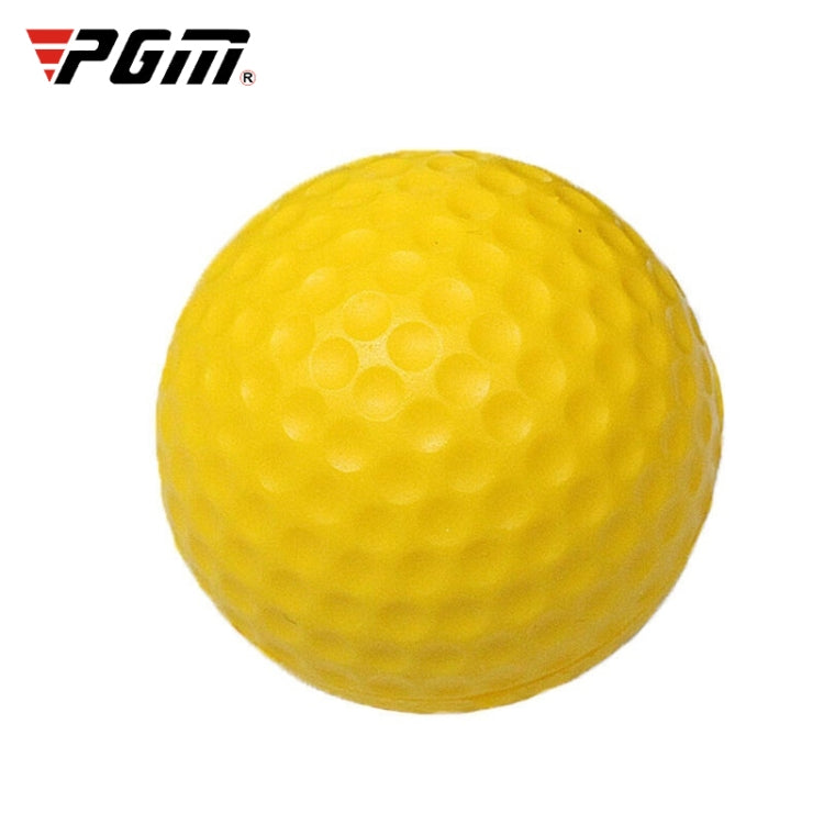 PGM 10 PCS Indoor Golf Rubber Ball, 10PCS Rubber Ball Yellow