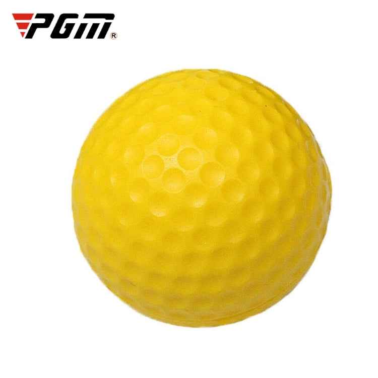 PGM 10 PCS Indoor Golf Rubber Ball, 10PCS Rubber Ball Yellow
