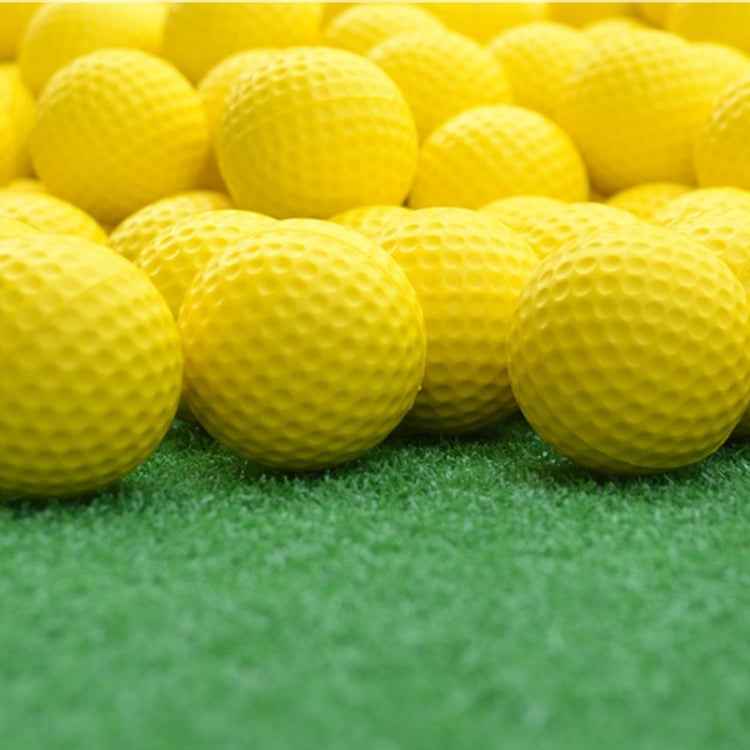 PGM 10 PCS Indoor Golf Rubber Ball, 10PCS Rubber Ball Yellow