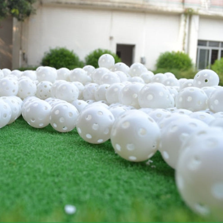 PGM 10 PCS Golf Indoor Exercise Hollow Ball, 10PCS Hollow Ball White, 10PCS Hollow Ball Yellow