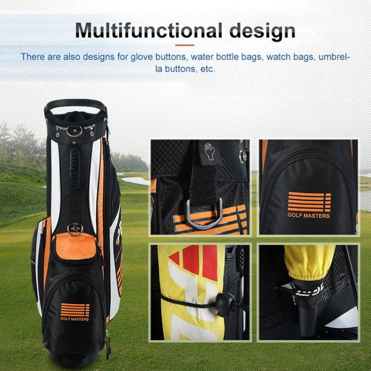 PGM Golf Nylon Lightweight Bag with Holder(Black Green), QB027 White, QB027 Orange, QB027 Green