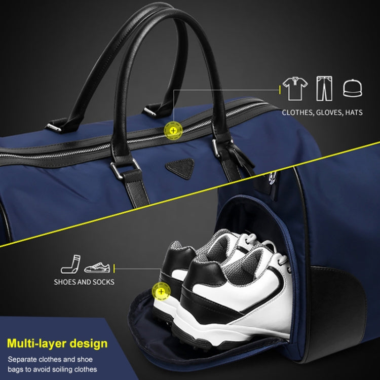PGM Portable Large Capacity Clothing Bag Nylon Ball Bag for Men, YWB005 Black, YWB005 Blue