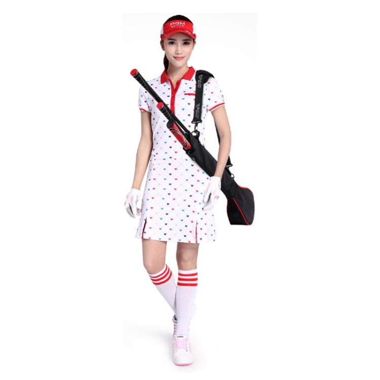 PGM Golf Foldable Portable Nylon Ball Bag(Black Silver), PGM Black Silver, PGM Black Red