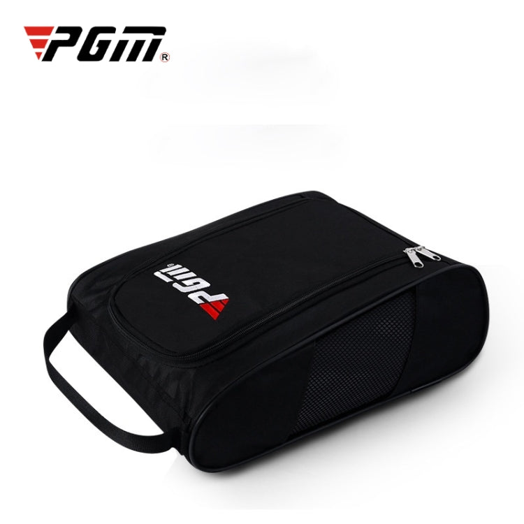 PGM Golf Convenient and Breathable Wear-resistant Nylon Shoe Bag, XB001 Black, XB001 Black Red, XB001 Black Blue, XB001 Black Pink