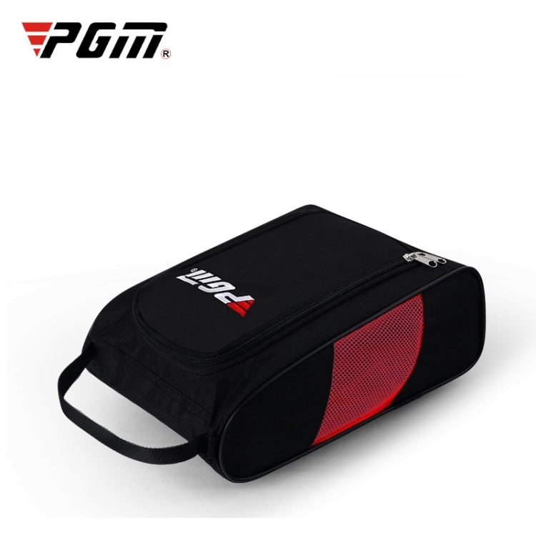 PGM Golf Convenient and Breathable Wear-resistant Nylon Shoe Bag, XB001 Black, XB001 Black Red, XB001 Black Blue, XB001 Black Pink