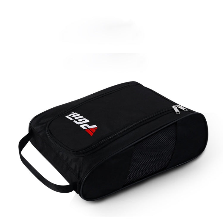 PGM Golf Convenient and Breathable Wear-resistant Nylon Shoe Bag, XB001 Black, XB001 Black Red, XB001 Black Blue, XB001 Black Pink