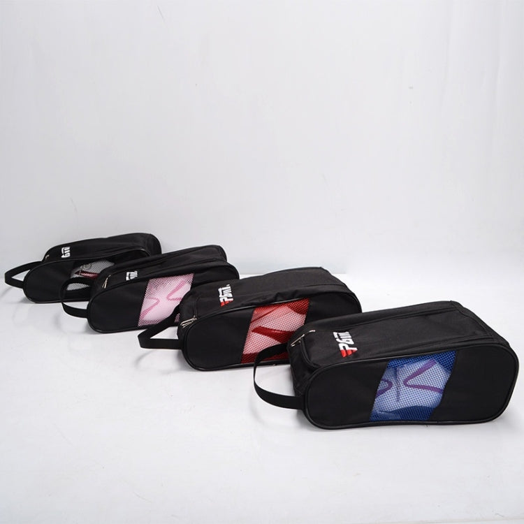 PGM Golf Convenient and Breathable Wear-resistant Nylon Shoe Bag, XB001 Black, XB001 Black Red, XB001 Black Blue, XB001 Black Pink