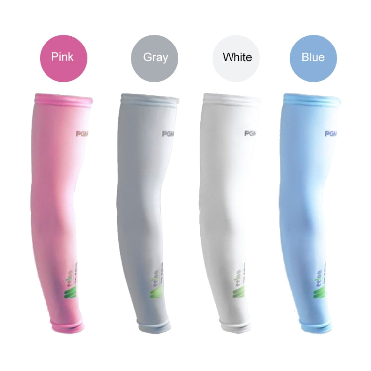 PGM Golf Ice Silk Sunscreen Sleeve for Men and Women (Color:Pink Size:XXL), M, L, XL, XXL