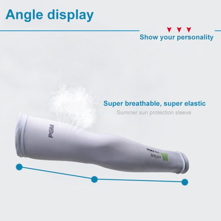 PGM Golf Ice Silk Sunscreen Sleeve for Men and Women (Color:Pink Size:XXL), M, L, XL, XXL