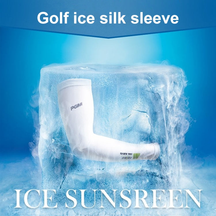 PGM Golf Ice Silk Sunscreen Sleeve for Men and Women (Color:Pink Size:XXL)