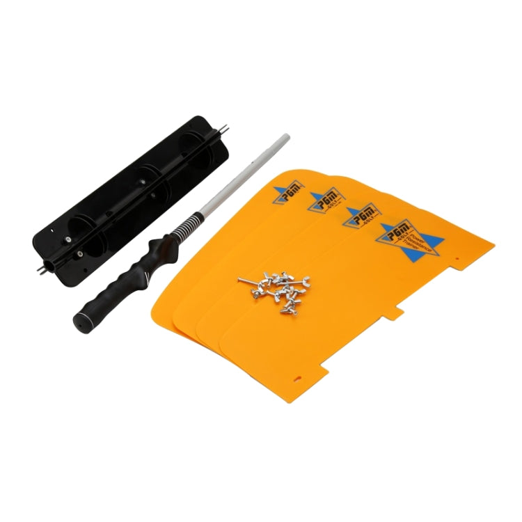 PGM Golf Warm-up Wind Swing Fan Resistance Practice Aid Trainer Training Guide, HGB007 White, HGB007 Yellow