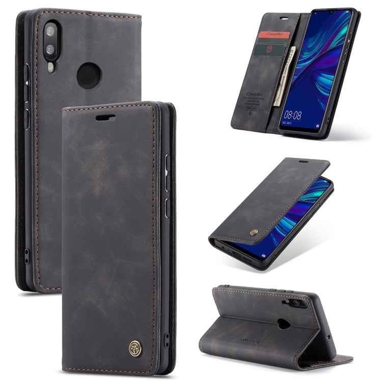 CaseMe Multifunctional Retro Frosted Horizontal Flip Leather Case for Huawei P Smart 2019 / Honor 10 Lite, with Card Slots & Holder & Wallet
