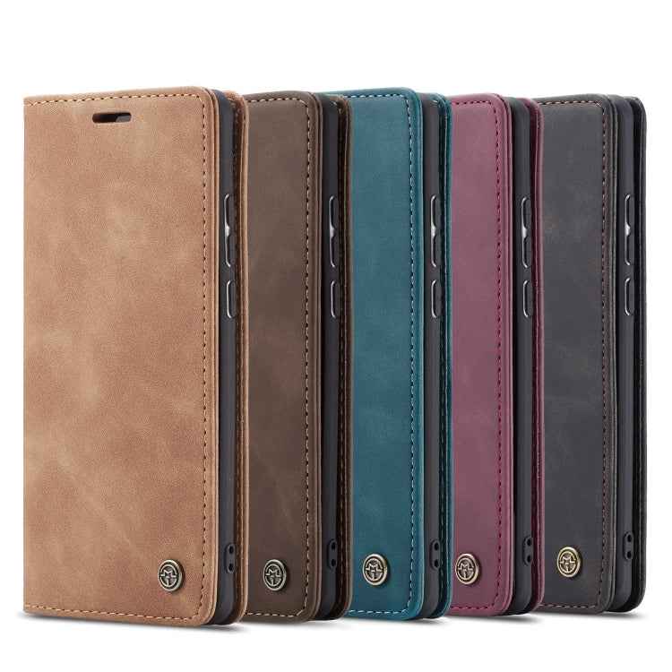 CaseMe Multifunctional Retro Frosted Horizontal Flip Leather Case for Huawei P Smart / Enjoy 7S / Honor 9 Lite, with Card Slots & Holder & Wallet