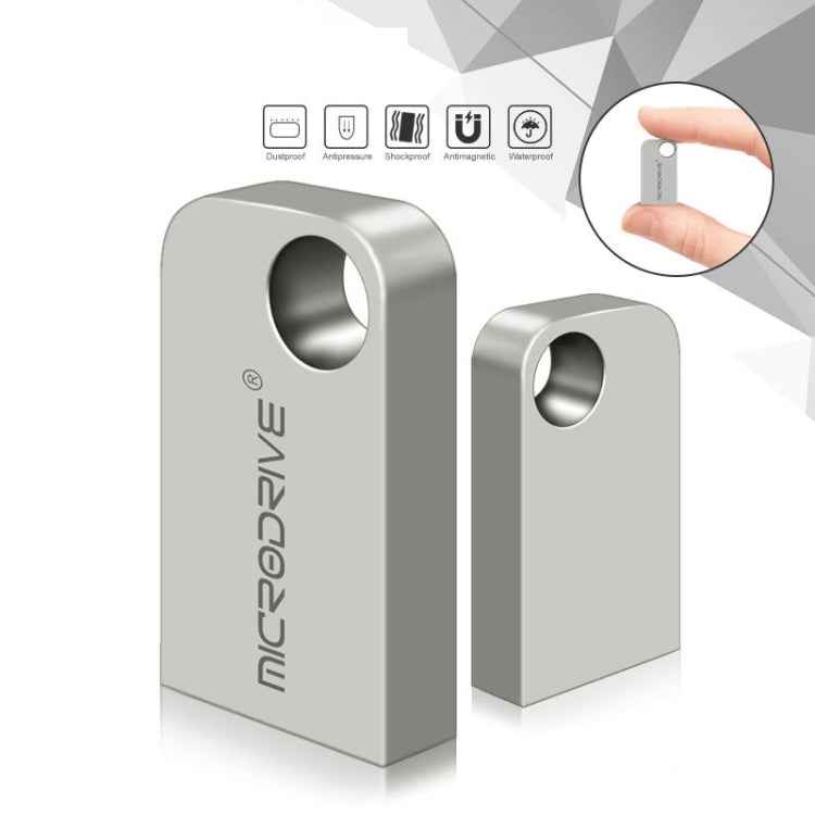 MicroDrive 4GB USB 2.0 Mini Semi-circular Metal U Disk