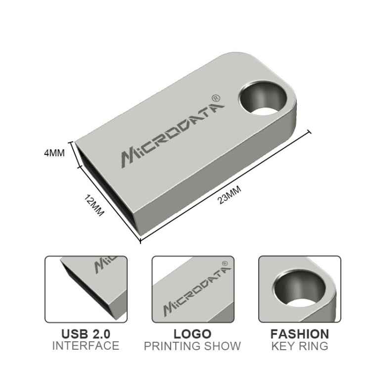 Microdata 8GB USB 2.0 Mini Metal U Disk