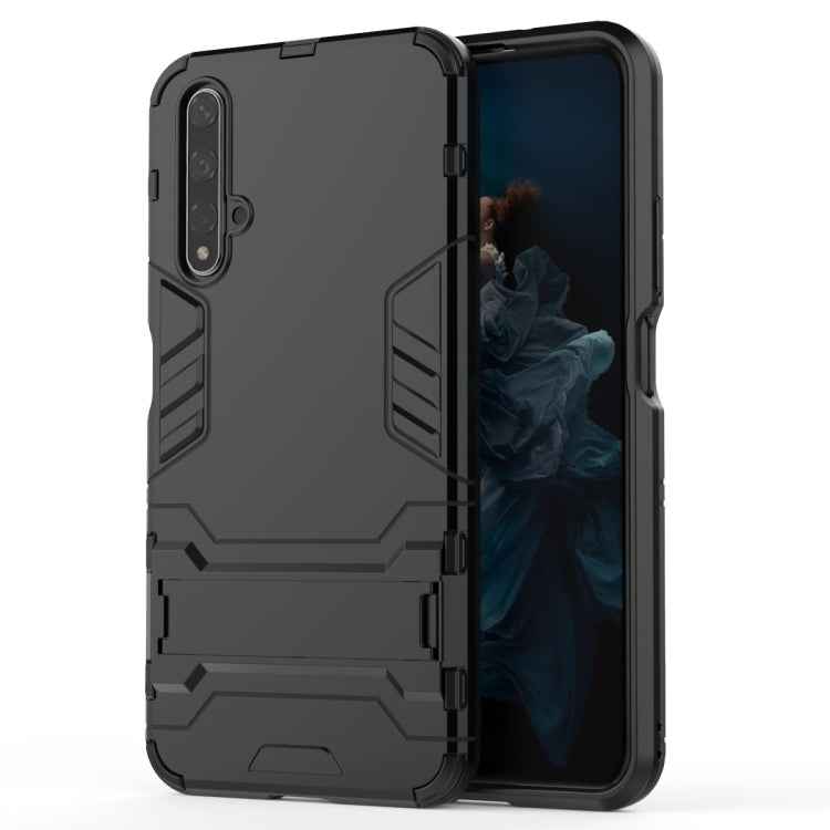 Shockproof PC + TPU Case for Huawei Honor 20, with Holder
