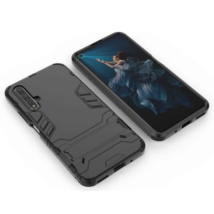 Shockproof PC + TPU Case for Huawei Honor 20, with Holder