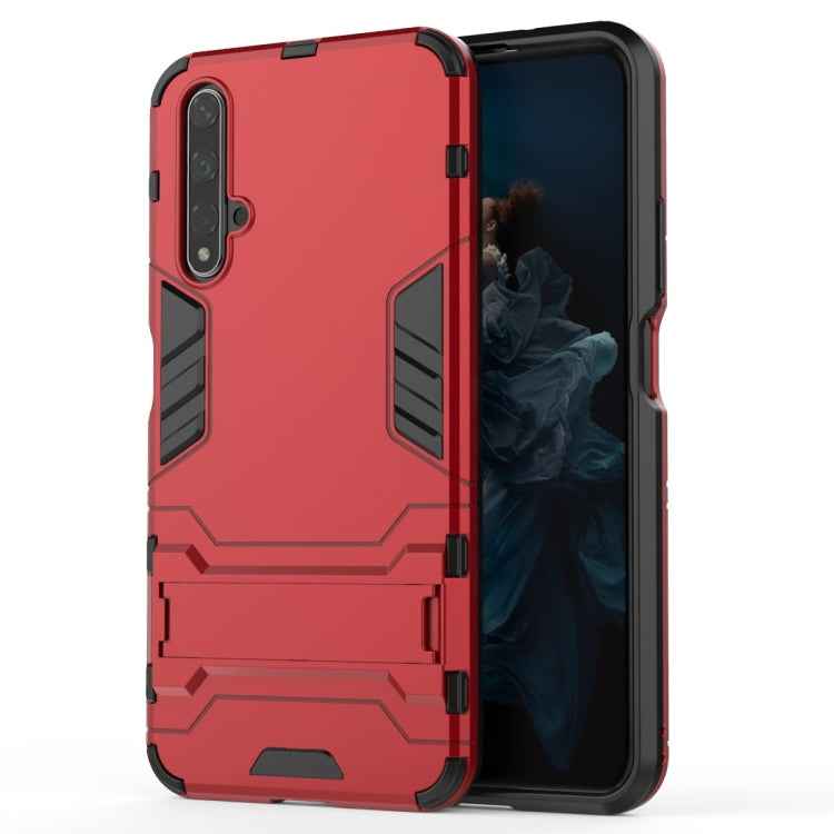 Shockproof PC + TPU Case for Huawei Honor 20, with Holder