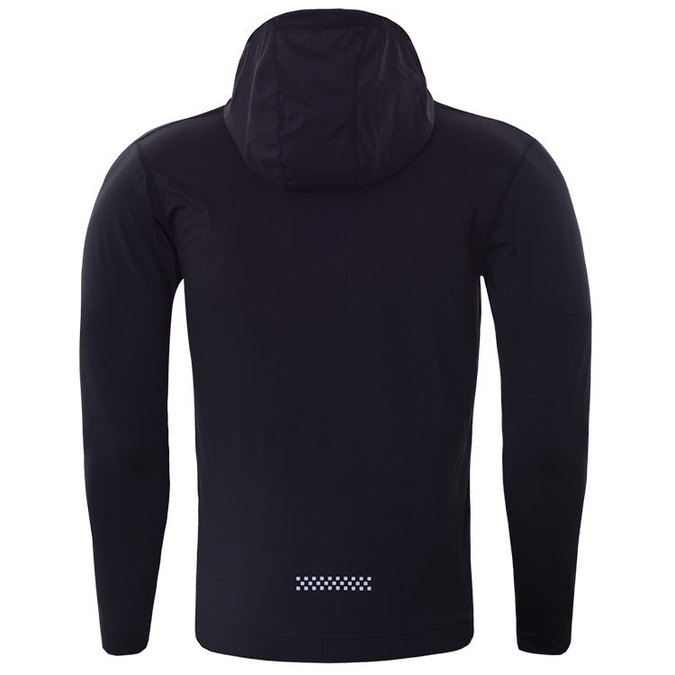 SIGETU Men Sports Quick-drying Coat (Color:Black Size:XXXL), S, M, L, XL, XXL, XXXL