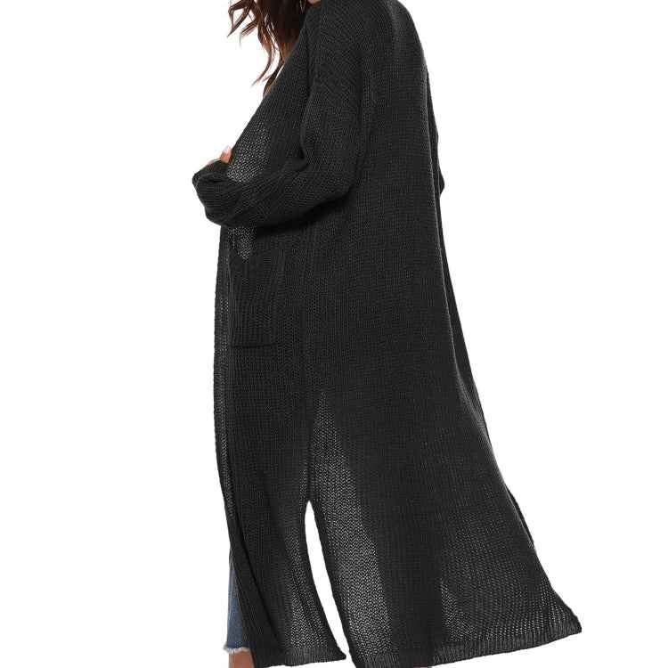 Irregular Thick Long Coat, S, M, L, XL, XXL