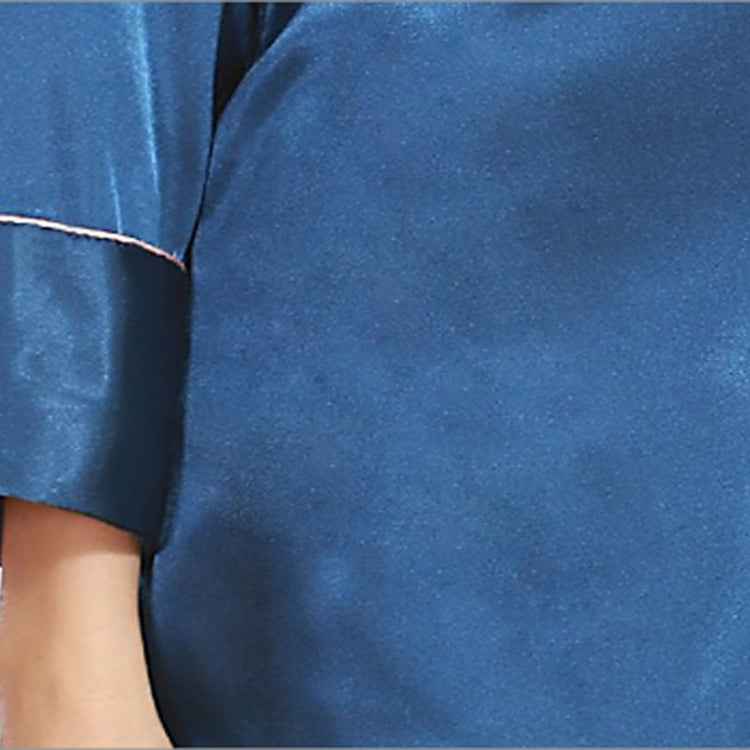 Sexy Silk Pajamas Nightgown Summer Silk Shirt