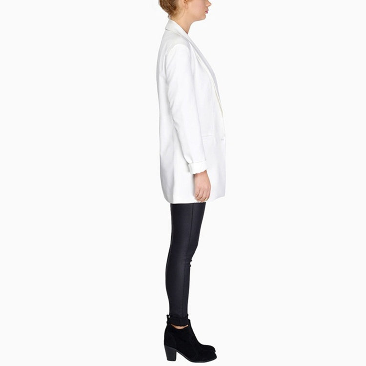 One Buckle Long-sleeved Suit (Color:Dark Blue Size:L), S, M, L, XL, XXL