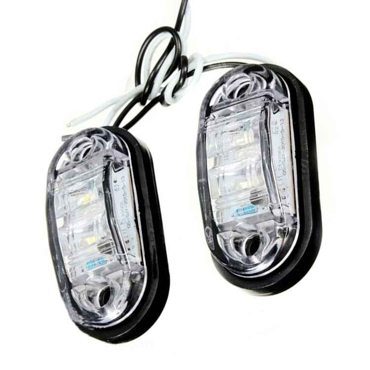 10-30V Oval Clearing Truck Trailer Side Marker Light